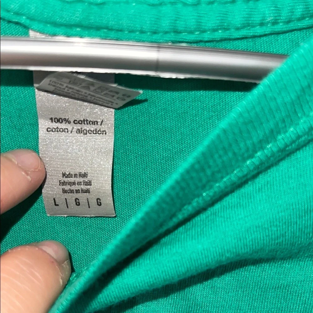 Gildan Green Short Sleeve Tee - Just a Girl Who Loves Dogs - Picture 3 of 5